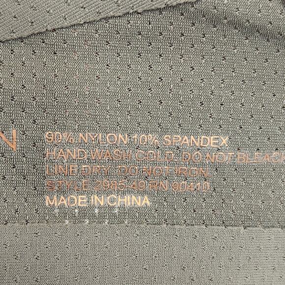 NWT Danskin Olive Green Padded Push Up Underwire Demi Cup Bra Women's 34B - Picture 3 of 11